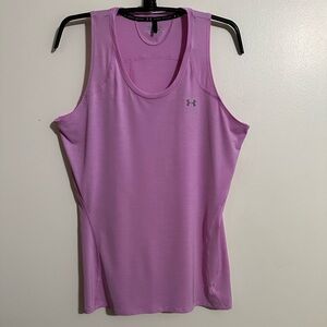 Under Armour Heat Gear Rose Pink Sleeveless Tank, Size L